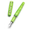 Leonardo Fountain Pen - Momento Zero Grande 2.0 - Dragon Skin Green (8mm, Stainless Steel) - Special Edition (2025)