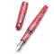 Leonardo Fountain Pen - Momento Zero Grande 2.0 - Dragon Skin Pink (8mm, Stainless Steel) - Special Edition (2025)