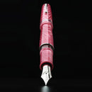 Leonardo Fountain Pen - Momento Zero Grande 2.0 - Dragon Skin Pink (8mm, Stainless Steel) - Special Edition (2025)