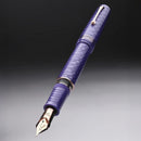 Leonardo Fountain Pen - Momento Zero Grande 2.0 - Dragon Skin Purple (8mm, 14K Gold) - Special Edition (2025)
