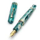 Leonardo Momento Zero Grande 2.0 Galattica 14K Gold Fountain Pen - Planetary Nebula