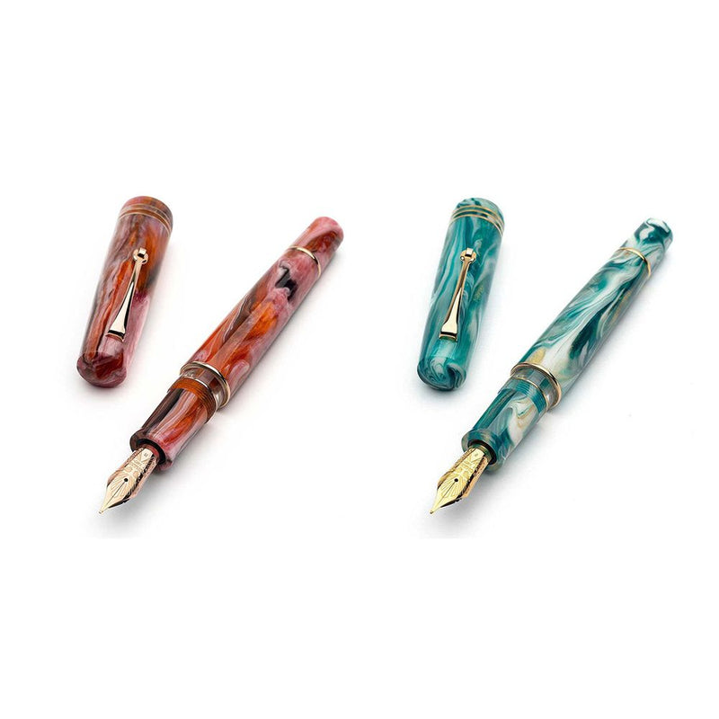 Leonardo Fountain Pen - Momento Zero Grande 2.0 - Galattica (14K Gold) - Limited Edition (2024)