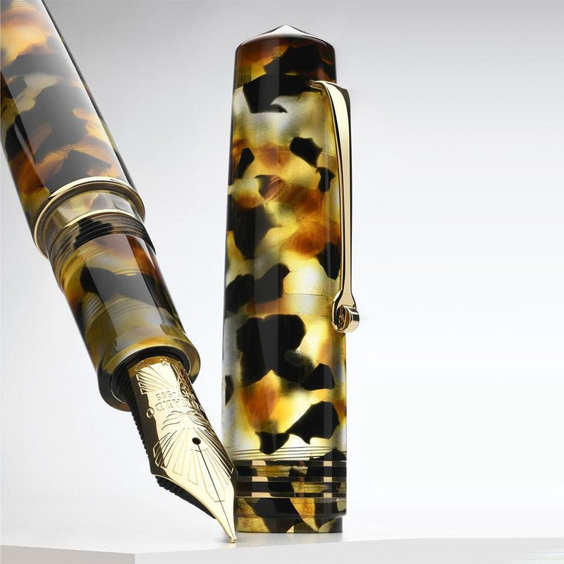 Leonardo Fountain Pen - Momento Zero Grande 2.0 - Sottobosco (14K Gold)