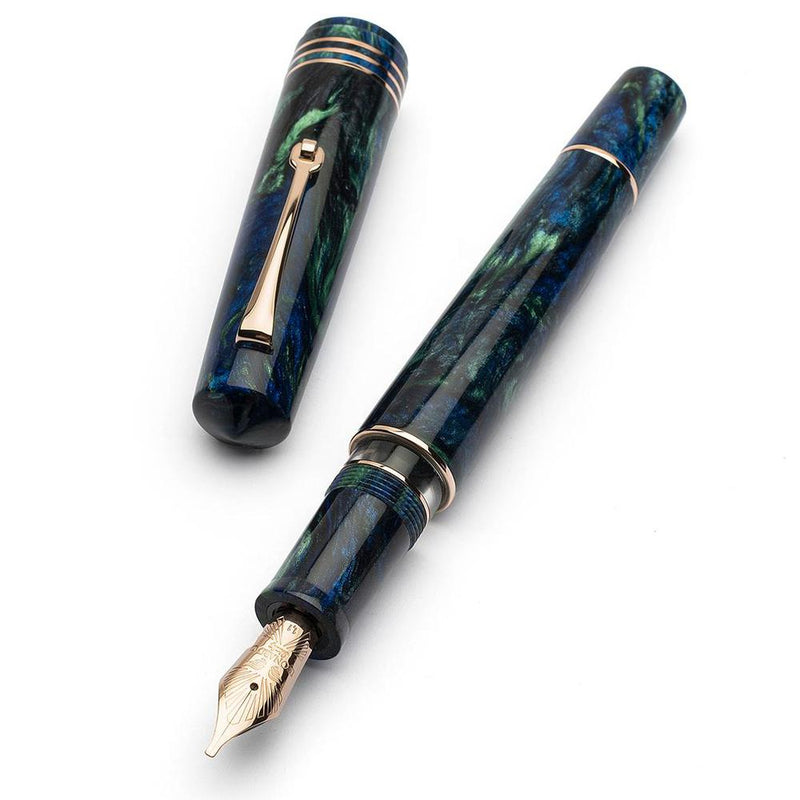 Leonardo Fountain Pen - Momento Zero Grande 2.0 - The Power of Flower (6mm, 14K Gold) - Limited Edition (2025)