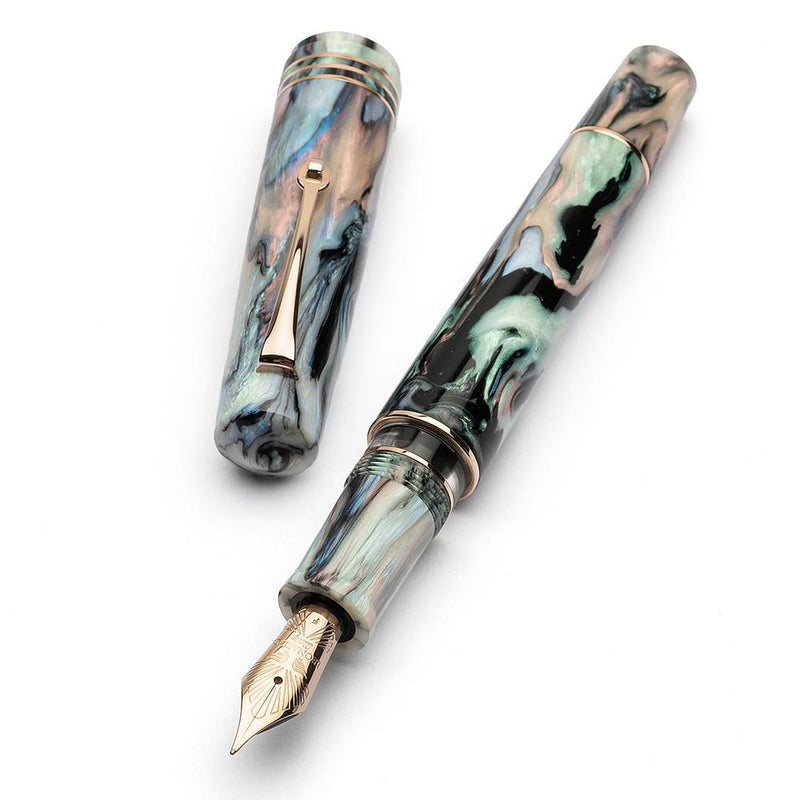 Leonardo Fountain Pen - Momento Zero Grande 2.0 - The Power of Flower (6mm, 14K Gold) - Limited Edition (2025)