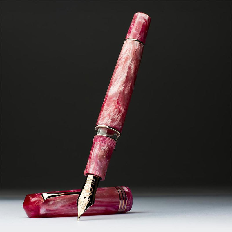 Leonardo Fountain Pen - Momento Zero Grande 2.0 - The Power of Flower (8mm, 14K Gold) - Limited Edition (2025)