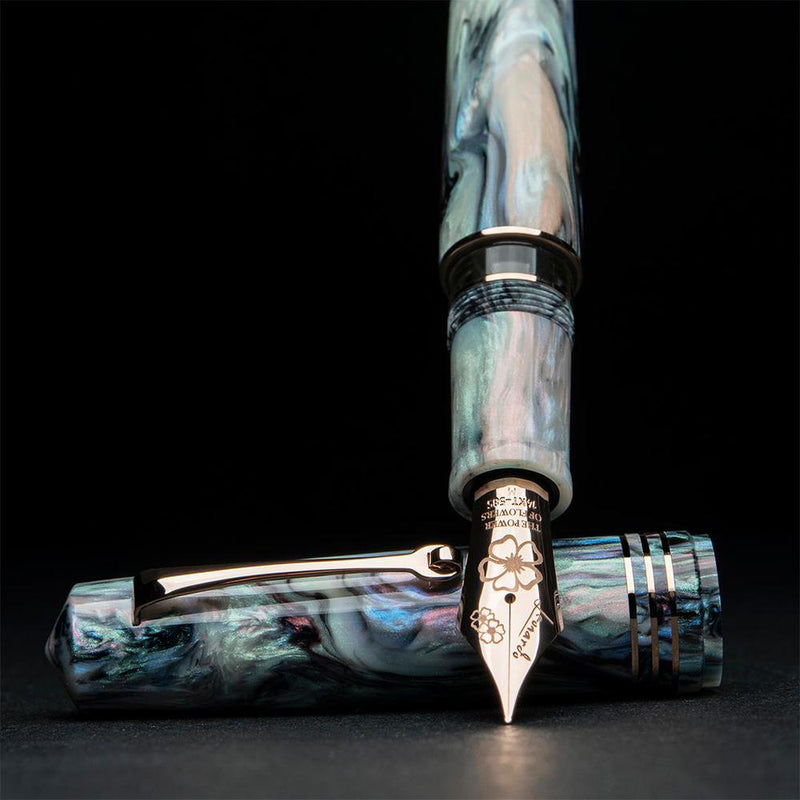 Leonardo Fountain Pen - Momento Zero Grande 2.0 - The Power of Flower (8mm, 14K Gold) - Limited Edition (2025)