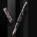 Leonardo Fountain Pen - Momento Zero Grande - Eclipsis (8mm, 14K Gold)