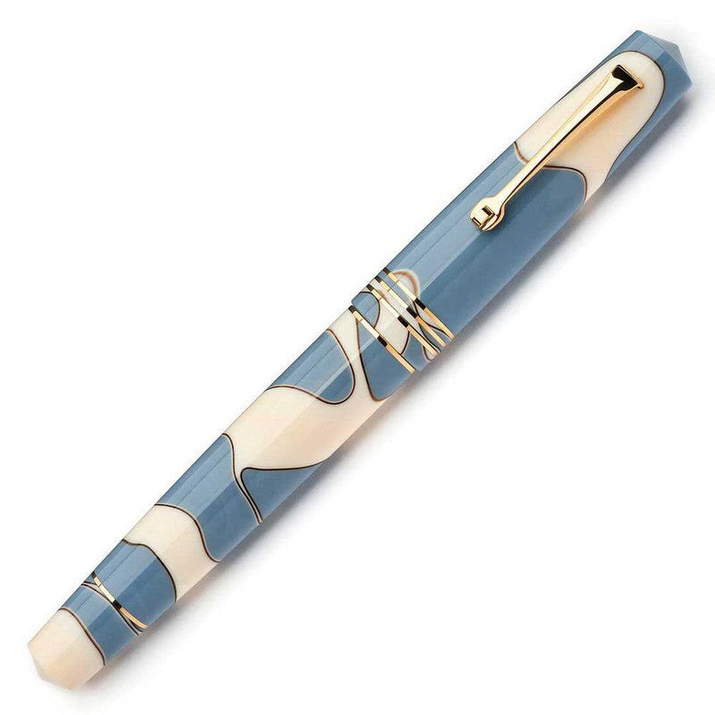 Leonardo Momento Zero Nuvola Fountain Pen (14K Gold) - Gold - With Cap Cover