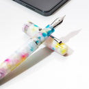 Leonardo Fountain Pen - Momento Zero - Rainbow Sprinkles (14K Gold)