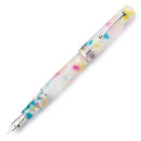 Leonardo Fountain Pen - Momento Zero - Rainbow Sprinkles (14K Gold)
