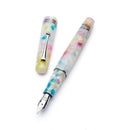 Leonardo Fountain Pen - Momento Zero - Rainbow Sprinkles (14K Gold)