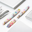 Leonardo Fountain Pen - Momento Zero - Rainbow Sprinkles (14K Gold)