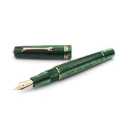 Leonardo Fountain Pen - Momento Zero (Stainless Steel) - Alga - EndlessPens