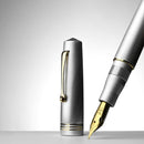 Leonardo Fountain Pen - Momento Zero (Stainless Steel) - Alumina - Limited Edition (2025)