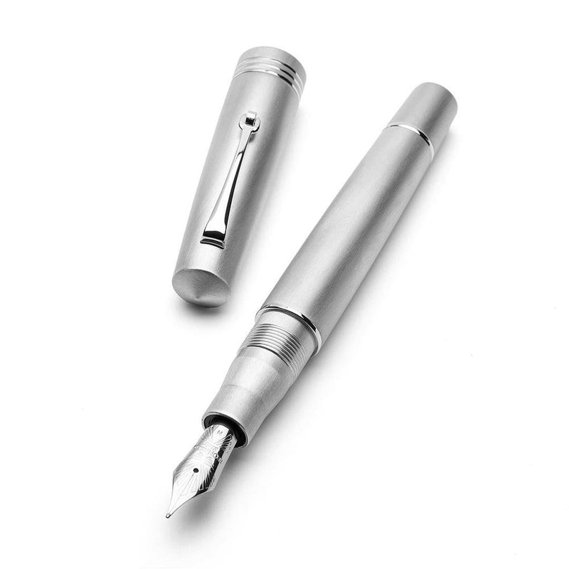 Leonardo Fountain Pen - Momento Zero (Stainless Steel) - Aluminia - Limited Edition (2025)
