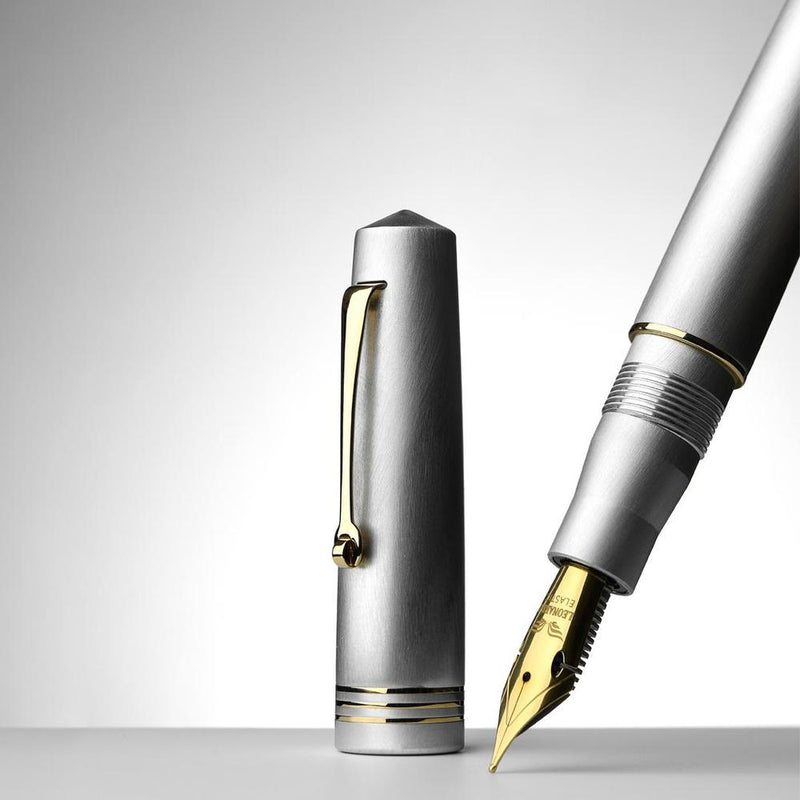 Leonardo Fountain Pen - Momento Zero (Stainless Steel) - Aluminia - Limited Edition (2025)