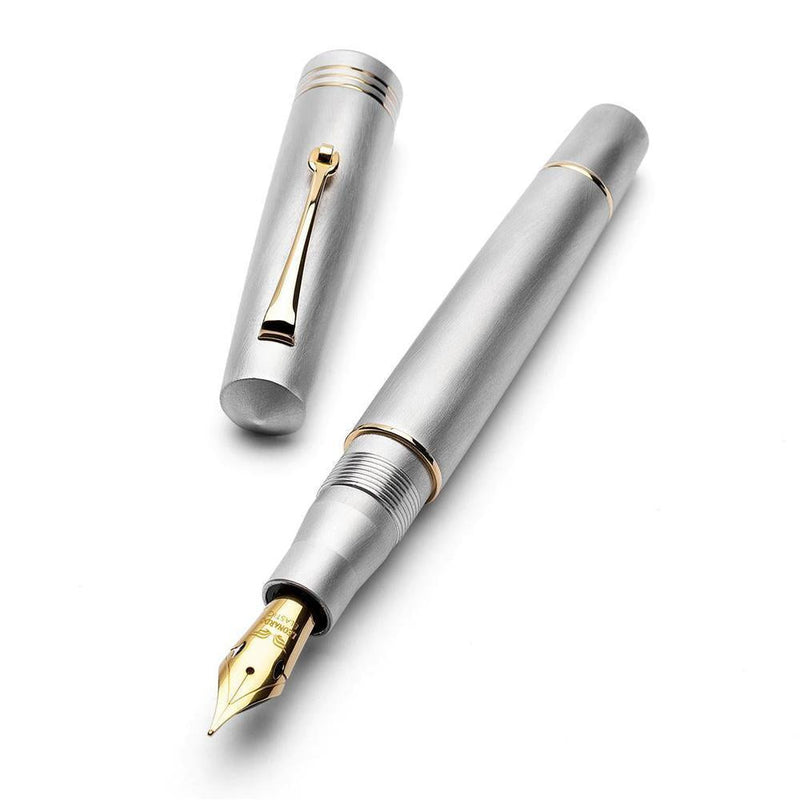 Leonardo Fountain Pen - Momento Zero (Stainless Steel) - Aluminia - Limited Edition (2025)