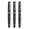 Leonardo Fountain Pen - Momento Zero (Stainless Steel) - Pietra Marina (Sea Stone)