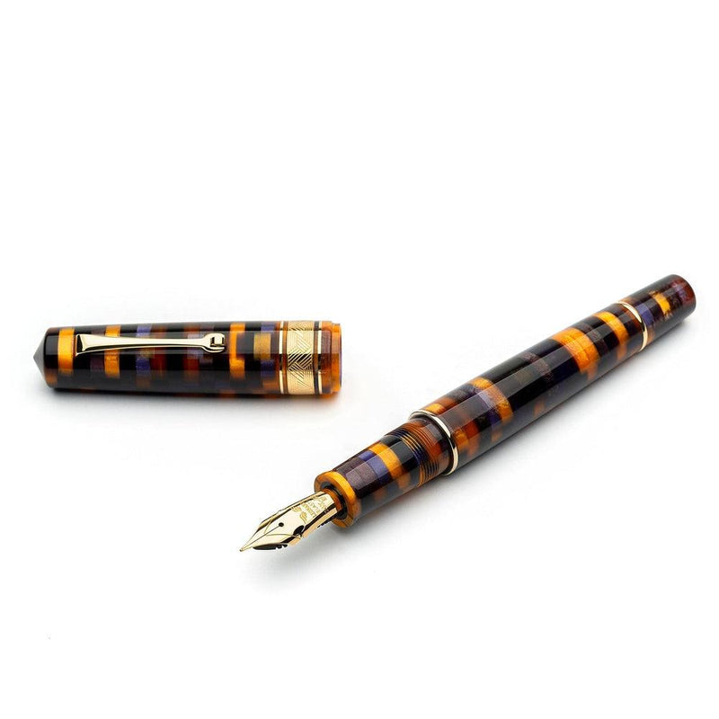 Leonardo Fountain Pen - Mosaico (14K Gold)