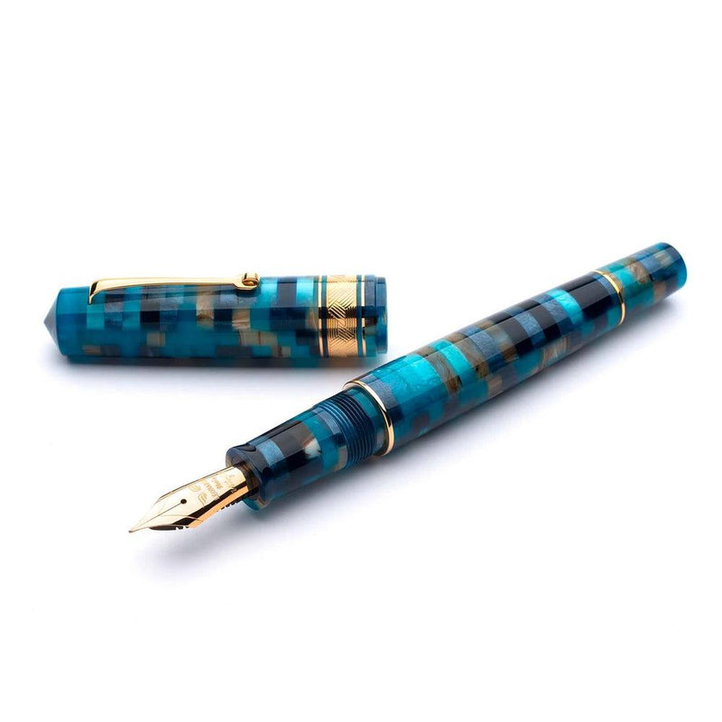 Leonardo Fountain Pen - Mosaico (14K Gold)