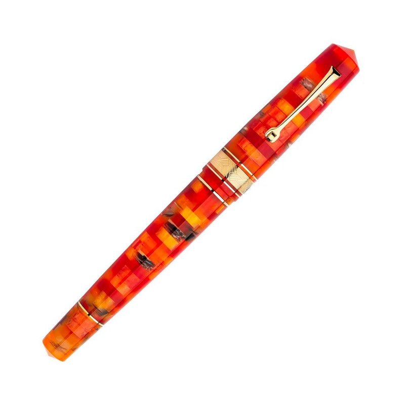 Leonardo Fountain Pen - Mosaico (Stainless Steel)