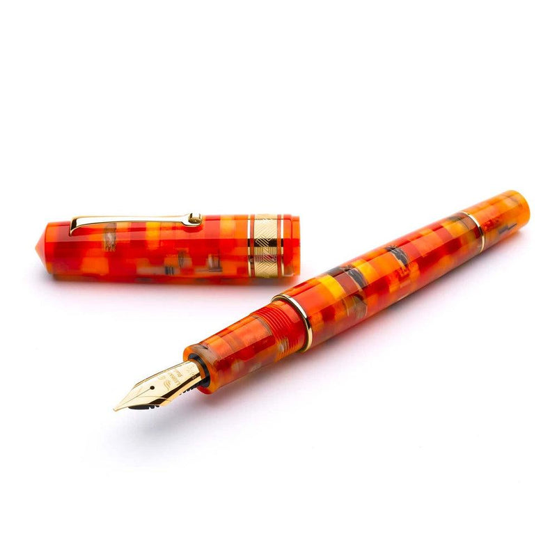 Leonardo Fountain Pen - Mosaico (Stainless Steel)