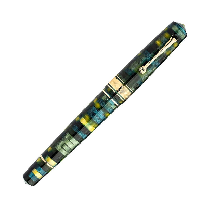 Leonardo Fountain Pen - Mosaico (Stainless Steel)