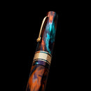 Leonardo Supernova Bohemian Twilight Fountain Pen (gold trim design details)
