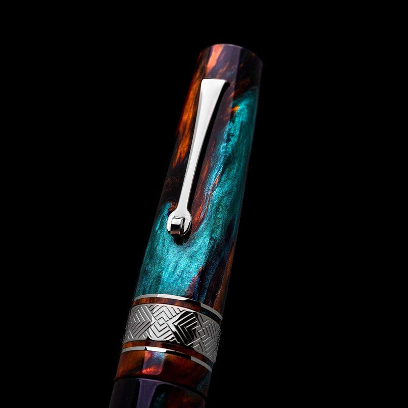 Leonardo Supernova Bohemian Twilight Fountain Pen (cap design)