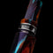 Leonardo Supernova Bohemian Twilight Fountain Pen (screw cap close up view)