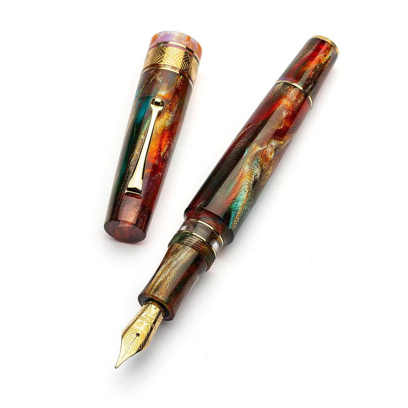 Leonardo Fountain Pen - Supernova - Primary Manipulation 5 (6mm, Stainless Steel) - Limited Edition (2025)