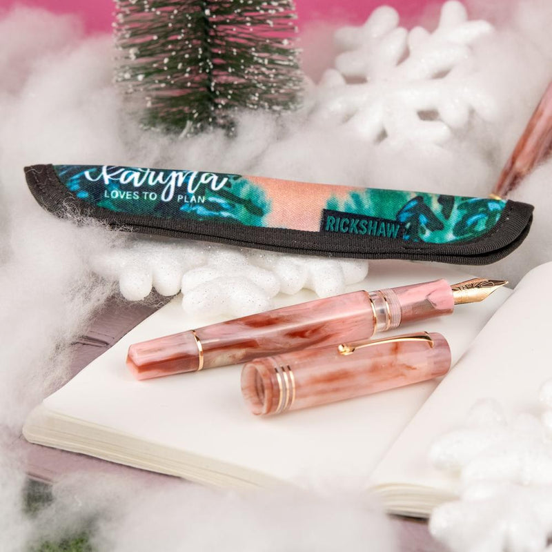 Leonardo × @karynalovestoplan - Momento Zero Grande 2.0 Winter Sunrise Fountain Pen Set