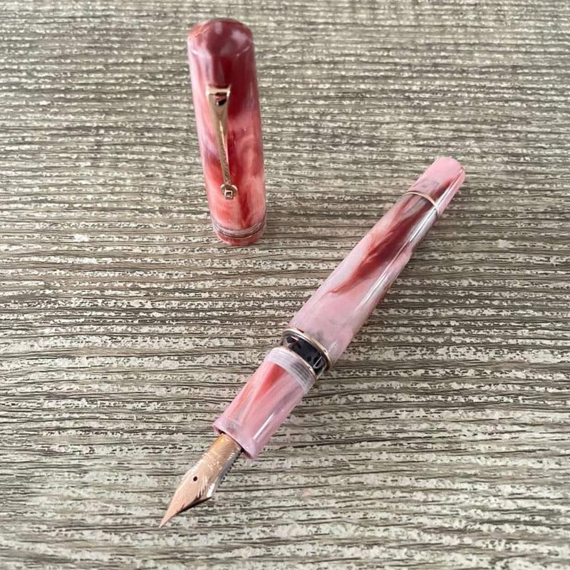 Leonardo × @karynalovestoplan - Momento Zero Grande 2.0 Winter Sunrise Fountain Pen Set