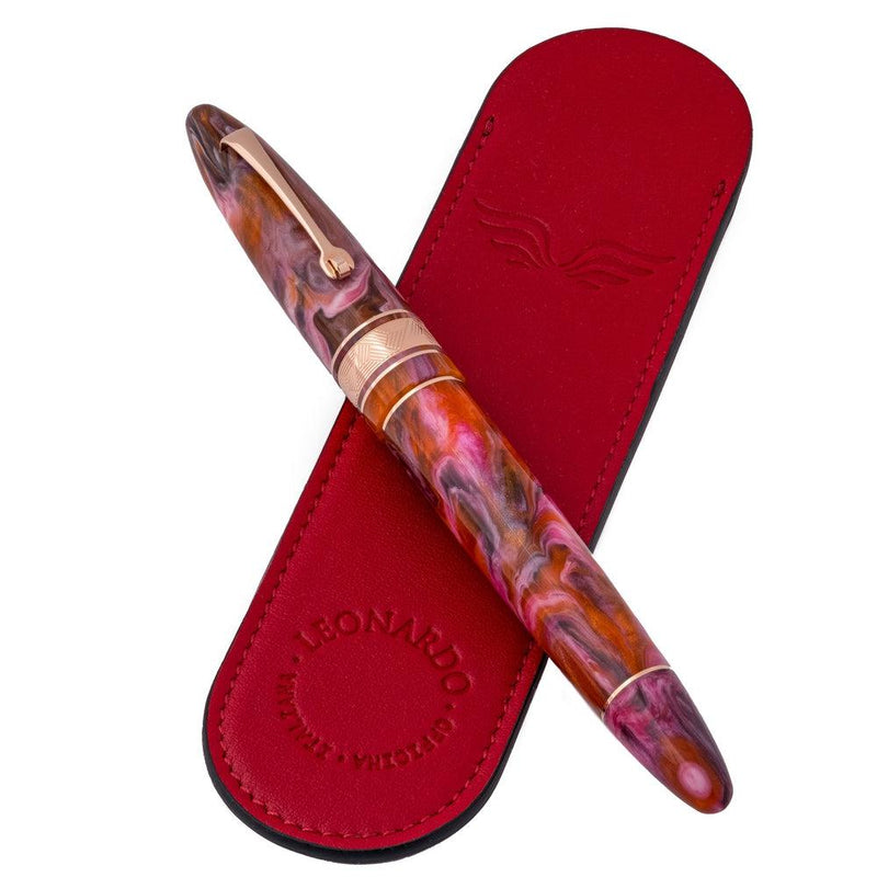 Leonardo Fountain Pen - Furore - Love Potion - Sedona Sunset - Endless Exclusive (2022) - Red Case