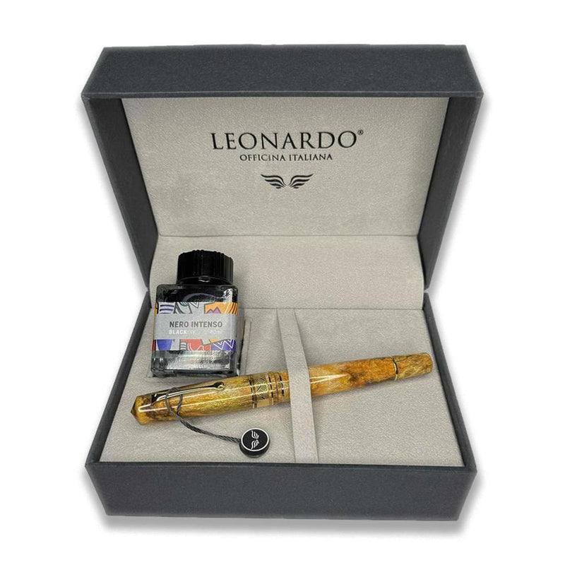 Leonardo × @twenty_sides Momento Zero Grande 2.0 Midas Fountain Pen
