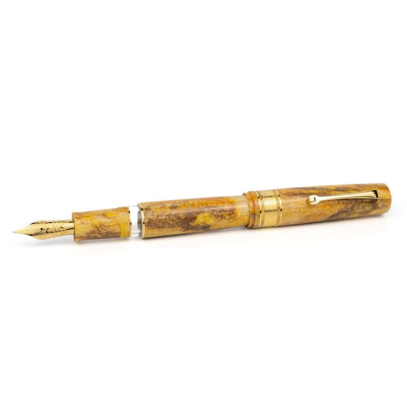 Leonardo × @twenty_sides Momento Zero Grande 2.0 Midas Fountain Pen