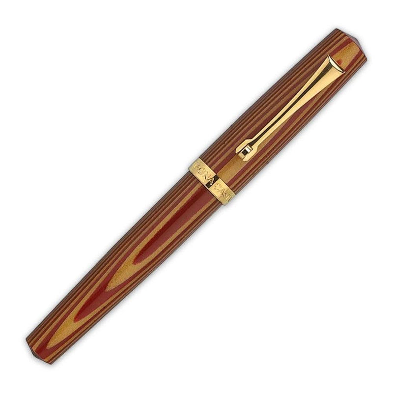 Magna Carta Libertatum Baron Fountain Pen - 1215 Red and Golden | EndlessPens