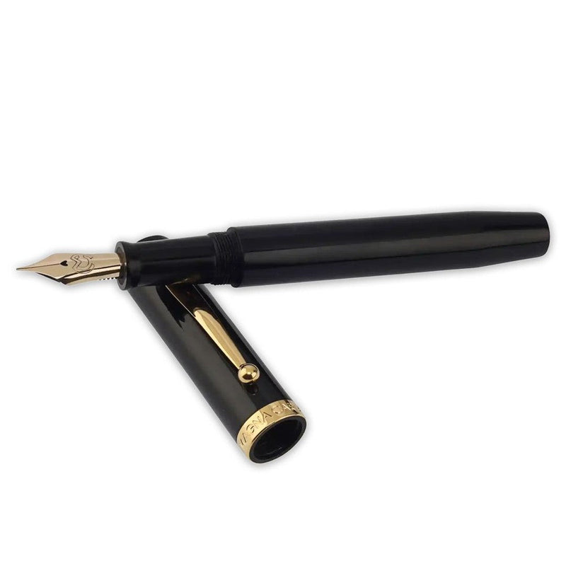 Magna Carta MAG 600 Black Nikko Ebonite Fountain Pen in White Background | EndlessPens