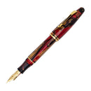 Maiora Ultra Ogiva Golden Rule Fountain Pen (8mm, 14K Gold) - Pen with Metal Nib Exposed | EndlessPens