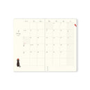 Midori Diary (B6) - Book Style Diary - Cat Gray