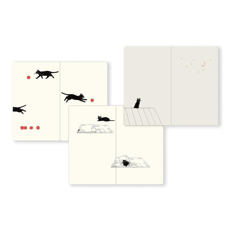 Midori Diary (B6) - Book Style Diary - Cat Gray