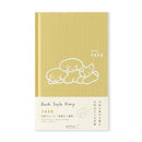 Midori Diary (B6) - Book Style Diary - Dog Yellow