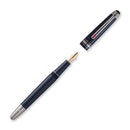 Montblanc 145 Meisterstück Around the World in 80 Days Classique Fountain Pen - Pen and Cap Cover Detached | EndlessPens