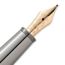 Montblanc 145 Meisterstück Around the World in 80 Days Doué Classique Fountain Pen - Nib Close Up View | EndlessPens