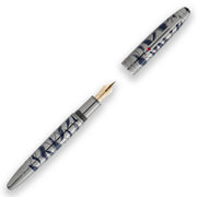 Montblanc 146 Meisterstück Around the World in 80 Days Solitaire LeGrand Fountain Pen - Pen and Cap Cover | EndlessPens