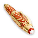 Montblanc 146 Meisterstück Solitaire LeGrand The Origin Fountain Pen - Pen on White Background | EndlessPens