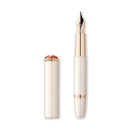 Montblanc Heritage Collection Rouge et Noir "Baby" Ivory Fountain Pen - Pen with Cap Cover Removed | EndlessPens