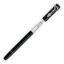 Montblanc Heritage Rouge et Noir Fountain Pen - Pen and Cap Cover on White Background | EndlessPens