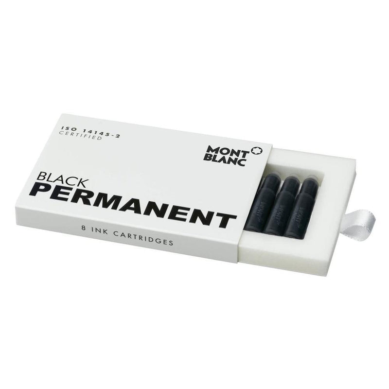Montblanc Ink Cartridge (8-Pack) - Permanent Black
